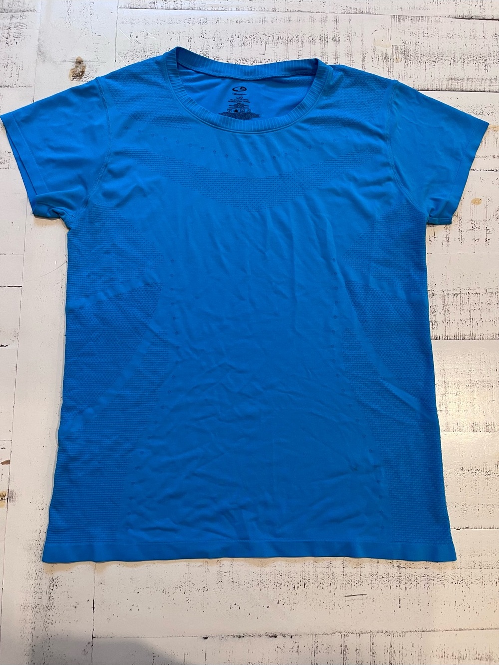 Champion Women's Short Sleeve Active Tee - Bright Blue